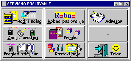 servisno poslovanje