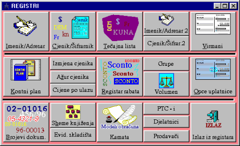 registri mati�nih podataka