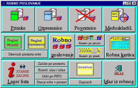 ROBNO POSLOVANJE
